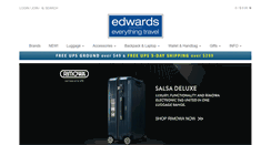 Desktop Screenshot of edwardsluggage.com